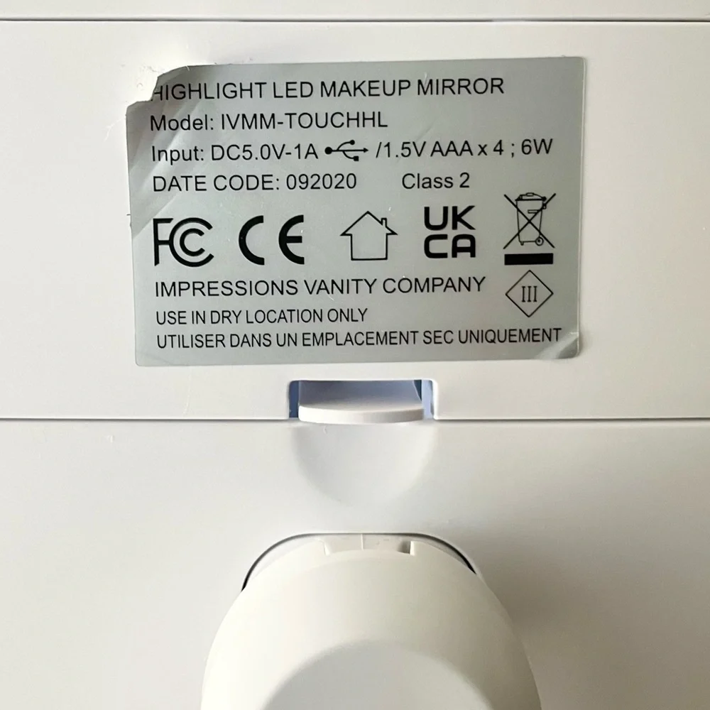 🪞Touch Highlight LED Vanity Mirror by Impressions Vanity